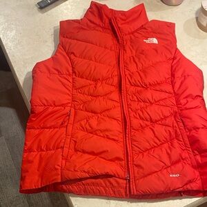 The North Face Fiery Red Quilted Vest